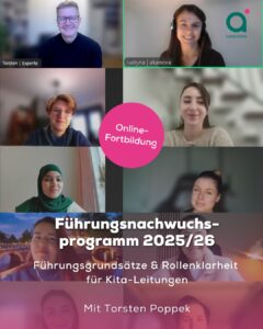 Führungsnachwuchsprogramm, Online-Fortbildung, Führungsgrundsätze und Rollenklarheit
